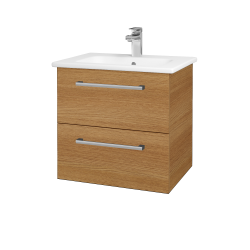Dřevojas - Umyvadlová skříňka GIO SZZ2 60 - D29 Honey / Úchytka T03 / D29 Honey (202170C)