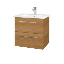 Dřevojas - Umyvadlová skříňka GIO SZZ2 60 - D29 Honey / Úchytka T04 / D29 Honey (202170E)