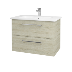 Dřevojas - Umyvadlová skříňka GIO SZZ2 80 - D05 Oregon / Úchytka T04 / D05 Oregon (82065E)