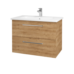 Dřevojas - Umyvadlová skříňka GIO SZZ2 80 - D09 Arlington / Úchytka T04 / D09 Arlington (146405E)