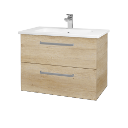 Dřevojas - Umyvadlová skříňka GIO SZZ2 80 - D15 Nebraska / Úchytka T01 / D15 Nebraska (173746A)