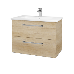 Dřevojas - Umyvadlová skříňka GIO SZZ2 80 - D15 Nebraska / Úchytka T03 / D15 Nebraska (173746C)