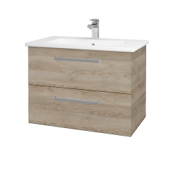 Dřevojas - Umyvadlová skříňka GIO SZZ2 80 - D17 Colorado / Úchytka T01 / D17 Colorado (202156A)