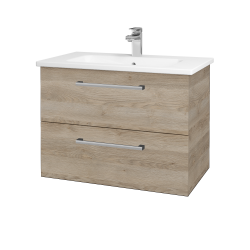 Dřevojas - Umyvadlová skříňka GIO SZZ2 80 - D17 Colorado / Úchytka T03 / D17 Colorado (202156C)
