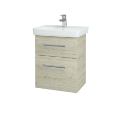 Dřevojas - Umyvadlová skříňka GO SZZ2 50 - D05 Oregon / Úchytka T03 / D05 Oregon (28124C)