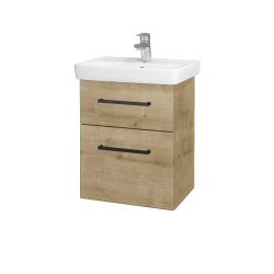 Dřevojas - Umyvadlová skříňka GO SZZ2 50 - D09 Arlington / Úchytka T06 / D09 Arlington (148065H)
