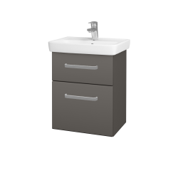 Dřevojas - Umyvadlová skříňka GO SZZ2 50 - N06 Lava / Úchytka T01 / N06 Lava (204587A)