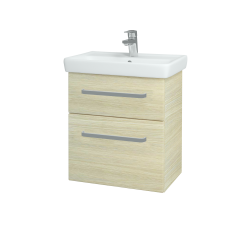 Dřevojas - Umyvadlová skříňka GO SZZ2 55 - D04 Dub / Úchytka T01 / D04 Dub (28100A)