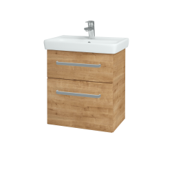 Dřevojas - Umyvadlová skříňka GO SZZ2 55 - D09 Arlington / Úchytka T01 / D09 Arlington (148331A)