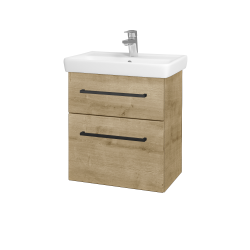 Dřevojas - Umyvadlová skříňka GO SZZ2 55 - D09 Arlington / Úchytka T06 / D09 Arlington (148331H)
