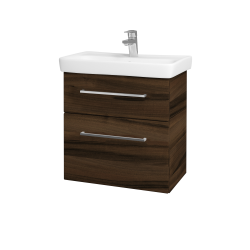 Dřevojas - Umyvadlová skříňka GO SZZ2 60 - D06 Ořech / Úchytka T04 / D06 Ořech (29787E)