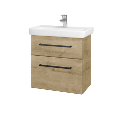 Dřevojas - Umyvadlová skříňka GO SZZ2 60 - D09 Arlington / Úchytka T06 / D09 Arlington (148591H)