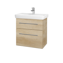 Dřevojas - Umyvadlová skříňka GO SZZ2 60 - D15 Nebraska / Úchytka T02 / D15 Nebraska (204815B)