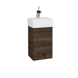 Dřevojas - Umyvadlová skříňka HOST SZD 35 - D25 Teak / Bez úchytky T31 / D25 Teak / Pravé (517724DP)