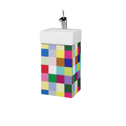 Dřevojas - Umyvadlová skříňka HOST SZD 35 - Individuální odstín dle RAL/NCS / Bez úchytky T31 / Individuální odstín dle RAL/NCS / Levé (516888D)