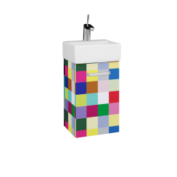 Dřevojas - Umyvadlová skříňka HOST SZD 35 - Individuální odstín dle RAL/NCS / Úchytka T01 / Individuální odstín dle RAL/NCS / Pravé (517762AP)