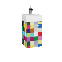 Dřevojas - Umyvadlová skříňka HOST SZD 35 - Individuální odstín dle RAL/NCS / Úchytka T03 / Individuální odstín dle RAL/NCS / Pravé (517762CP)