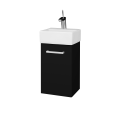 Dřevojas - Umyvadlová skříňka HOST SZD 35 - M17 Černá mat / Úchytka T03 / M17 Černá mat / Levé (516949C)