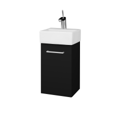 Dřevojas - Umyvadlová skříňka HOST SZD 35 - N03 Graphite / Úchytka T04 / N03 Graphite / Levé (516963E)