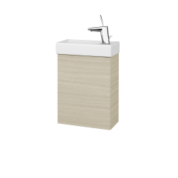 Dřevojas - Umyvadlová skříňka HOST SZD 40 - D04 Dub / Bez úchytky T31 / D04 Dub / Levé (518226D)