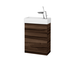 Dřevojas - Umyvadlová skříňka HOST SZD 40 - D06 Ořech / Bez úchytky T31 / D06 Ořech / Pravé (518301DP)