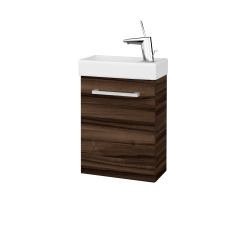 Dřevojas - Umyvadlová skříňka HOST SZD 40 - D06 Ořech / Úchytka T03 / D06 Ořech / Levé (518202C)