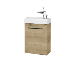 Dřevojas - Umyvadlová skříňka HOST SZD 40 - D09 Arlington / Úchytka T06 / D09 Arlington / Levé (518196H)