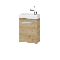 Dřevojas - Umyvadlová skříňka HOST SZD 40 - D22 Karamel / Úchytka T03 / D22 Karamel / Levé (518127C)