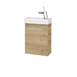 Dřevojas - Umyvadlová skříňka HOST SZD 40 - D22 Karamel / Úchytka T04 / D22 Karamel / Levé (518127E)