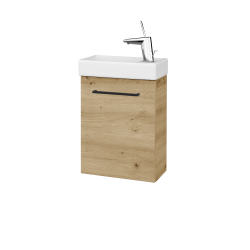 Dřevojas - Umyvadlová skříňka HOST SZD 40 - D22 Karamel / Úchytka T06 / D22 Karamel / Pravé (518387HP)