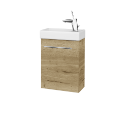 Dřevojas - Umyvadlová skříňka HOST SZD 40 - D26 Ontario / Úchytka T02 / D26 Ontario / Pravé (518424BP)