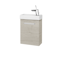 Dřevojas - Umyvadlová skříňka HOST SZD 40 - D28 Alberta / Úchytka T01 / D28 Alberta / Levé (518066A)