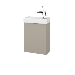 Dřevojas - Umyvadlová skříňka HOST SZD 40 - L04 Béžová vysoký lesk / Bez úchytky T31 / L04 Béžová vysoký lesk / Levé (518035D)