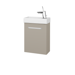 Dřevojas - Umyvadlová skříňka HOST SZD 40 - L04 Béžová vysoký lesk / Úchytka T01 / L04 Béžová vysoký lesk / Levé (518035A)