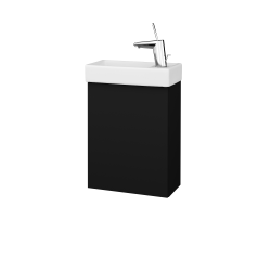 Dřevojas - Umyvadlová skříňka HOST SZD 40 - N03 Graphite / Bez úchytky T31 / N03 Graphite / Levé (517946D)