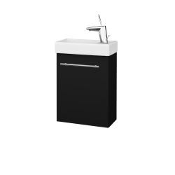 Dřevojas - Umyvadlová skříňka HOST SZD 40 - N03 Graphite / Úchytka T02 / N03 Graphite / Pravé (518561BP)