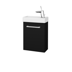 Dřevojas - Umyvadlová skříňka HOST SZD 40 - N03 Graphite / Úchytka T03 / N03 Graphite / Levé (517946C)