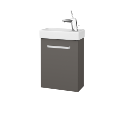 Dřevojas - Umyvadlová skříňka HOST SZD 40 - N06 Lava / Úchytka T01 / N06 Lava / Pravé (518578AP)