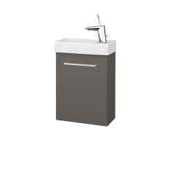 Dřevojas - Umyvadlová skříňka HOST SZD 40 - N06 Lava / Úchytka T04 / N06 Lava / Levé (517939E)