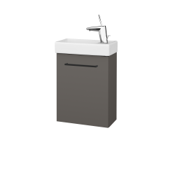 Dřevojas - Umyvadlová skříňka HOST SZD 40 - N06 Lava / Úchytka T06 / N06 Lava / Pravé (518578HP)