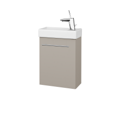 Dřevojas - Umyvadlová skříňka HOST SZD 40 - N07 Stone / Úchytka T02 / N07 Stone / Levé (518257B)