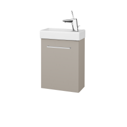 Dřevojas - Umyvadlová skříňka HOST SZD 40 - N07 Stone / Úchytka T04 / N07 Stone / Pravé (518585EP)