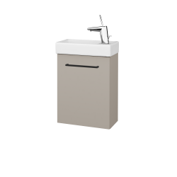 Dřevojas - Umyvadlová skříňka HOST SZD 40 - N07 Stone / Úchytka T06 / N07 Stone / Pravé (518585HP)