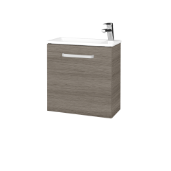 Dřevojas - Umyvadlová skříňka HOST SZD 50 - D03 Cafe / Úchytka T01 / D03 Cafe / Pravé (516321AP)