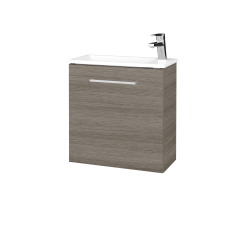 Dřevojas - Umyvadlová skříňka HOST SZD 50 - D03 Cafe / Úchytka T04 / D03 Cafe / Pravé (516321EP)