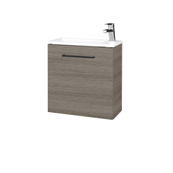 Dřevojas - Umyvadlová skříňka HOST SZD 50 - D03 Cafe / Úchytka T06 / D03 Cafe / Pravé (516321HP)