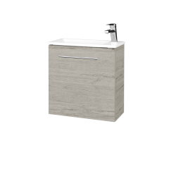 Dřevojas - Umyvadlová skříňka HOST SZD 50 - D05 Oregon / Úchytka T02 / D05 Oregon / Levé (515645B)