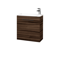 Dřevojas - Umyvadlová skříňka HOST SZD 50 - D06 Ořech / Úchytka T06 / D06 Ořech / Pravé (516352HP)
