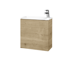 Dřevojas - Umyvadlová skříňka HOST SZD 50 - D09 Arlington / Bez úchytky T31 / D09 Arlington / Levé (515621D)
