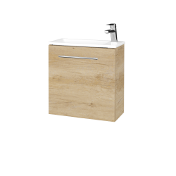 Dřevojas - Umyvadlová skříňka HOST SZD 50 - D15 Nebraska / Úchytka T02 / D15 Nebraska / Levé (515607B)